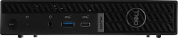 Неттоп Dell Optiplex 7020 Micro i3 14100T (2.7) 16Gb SSD512Gb UHDG 730 Linux Ubuntu GbitEth WiFi BT 90W мышь клавиатура черный (7020-3620)