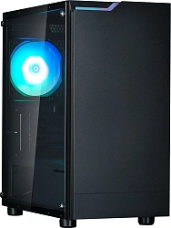 Корпус Zalman ZM-T4 Plus черный без БП mATX 6x120mm 1x140mm 1xUSB2.0 2xUSB3.0 audio bott PSU