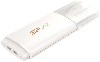 Флеш Диск Silicon Power 64Gb Blaze B06 SP064GBUF3B06V1W USB3.0 белый