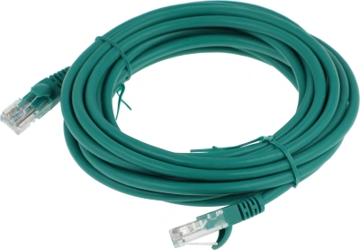 Патч-корд Premier PP12-5M/G 1000Гбит/с UTP 4 пары cat.5E CCA molded 5м зеленый RJ-45 (m)-RJ-45 (m)