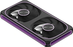 Вентилятор для корпуса Formula Air Fusion 2 ARGB 120х120x28 черный 4-pin 33.46дБ (упак.:2шт) (AIR FUSION 2 BK) Ret