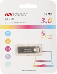 Флеш Диск Hikvision 32GB M200 Hiksemi HS-USB-M200/32G/U3 USB3.0 серебристый