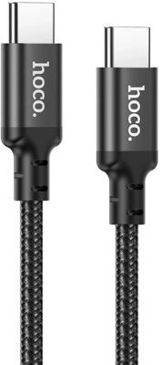 Кабель Hoco X14 TYPE-C TO TYPE-C(52215) USB Type-C (m)-USB Type-C (m) 1м черный