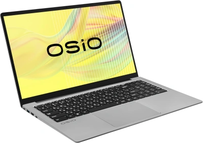 Ноутбук Osio FocusLine F160a-008 Ryzen 7 5700U 16Gb SSD512Gb AMD Radeon 16.1" IPS FHD (1920x1080) без ОС grey WiFi BT Cam 6000mAh
