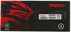 Память DDR4 16GB 3200MHz Kingspec KS3200D4P12016G RTL PC4-25600 CL18 DIMM 288-pin 1.2В single rank Ret