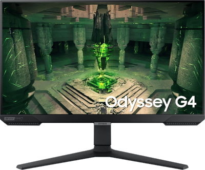 Монитор Samsung 27" Odyssey G4 S27BG400EI черный IPS LED 16:9 HDMI полуматовая HAS Piv 400cd 178гр/178гр 1920x1080 240Hz G-Sync FreeSync Premium DP FHD 5.3кг