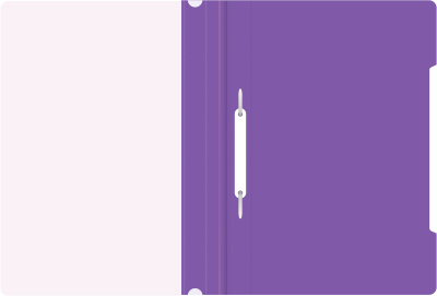 Папка-скоросшиватель Бюрократ -PS20VIO A4 прозрач.верх.лист пластик фиолетовый 0.12/0.16