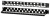 Патч-панель наборная Hyperline PPBL3-19-24S-RM 19" 1U 24xRJ45