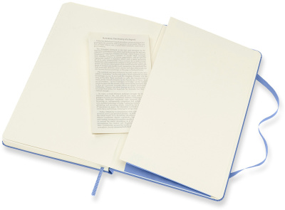 Блокнот Moleskine CLASSIC QP060B42 Large 130х210мм 240стр. линейка твердая обложка голубая гортензия