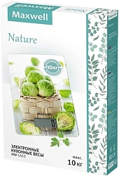 Весы кухонные электронные Maxwell Nature MW-1452 макс.вес:5кг рисунок