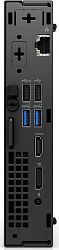 Неттоп Dell Optiplex 7010 Micro i3 13100T (2.5) 8Gb SSD256Gb UHDG 730 Linux Ubuntu GbitEth WiFi BT 65W мышь клавиатура черный (7010-3820)