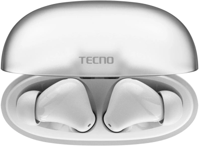 Гарнитура внутриканальные Tecno BD04 белый беспроводные bluetooth в ушной раковине (BD04 WHITE)