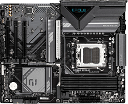 Материнская плата Gigabyte B650E EAGLE Socket AM5 AMD B650 4xDDR5 ATX AC`97 8ch(7.1) 2.5Gg RAID+HDMI+DP