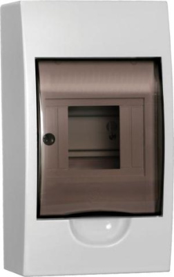 Щит распределительный IEK MKP12-N-04-40-20 ЩРН-П-4 для установки модульных устройств навесной 112мм 93мм 200мм 660B 4мод. пластик IP41 белый с возможностью установки счетчика (упак.:1шт)
