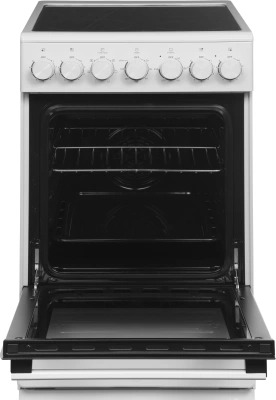 Плита Электрическая Midea MFO-M4E20T6E(WH) белый/черный стеклокерамика (без крышки)