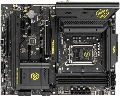 Материнская плата MSI MAG B860 TOMAHAWK WIFI Soc-1851 Intel B860 4xDDR5 ATX AC`97 8ch(7.1) 5Gigabit RAID+HDMI+DP