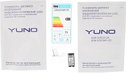 Телевизор LED Yuno 31.5" ULM-32TCSW1135 белый HD 60Hz DVB-T DVB-T2 DVB-C DVB-S DVB-S2 USB (RUS)