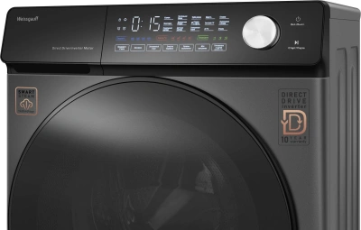 Стиральная машина Weissgauff WM 45126 Steam Direct Drive Deep класс: A+++ загр.фронтальная макс.:6кг серый