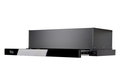 Вытяжка встраиваемая Oasis UV-60G (F) черный управление: кнопочное (1 мотор)