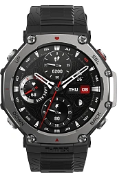 Смарт-часы Amazfit T-Rex 3 A2323 48.5мм 1.5" AMOLED корп.темно-серый рем.темно-серый разм.брасл.:145-210мм (6970100374896)
