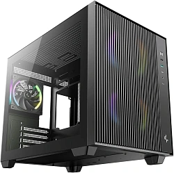 Корпус Deepcool CG330 MESH 3F черный без БП mATX 6x120mm 4x140mm 2xUSB2.0 1xUSB3.0 audio bott PSU