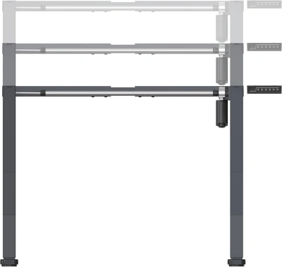 Подстолье Cactus CS-EDF-BK с электроприводом черный каркас черный 140x70x70см (CS-EDF-BK)