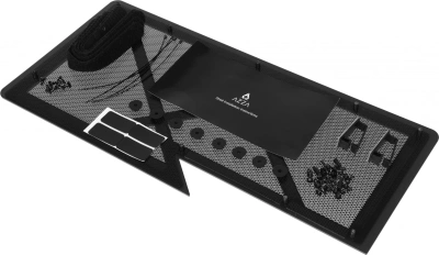 Корпус Azza Cast черный без БП ATX 3x120mm 2x140mm 2xUSB3.0 audio bott PSU