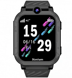 Смарт-часы Xenium W600 1.83" AMOLED корп.темно-серый рем.темно-серый (CTW600DG/00)