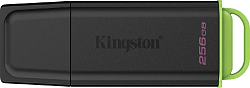 Флеш Диск Kingston 256GB DataTraveler Exodia DTXG2/256GB USB3.0 черный/салатовый