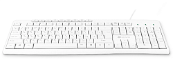 Клавиатура Оклик 305M белый USB Multimedia (1875227)