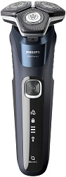 Бритва роторная Philips S5885/35 реж.эл.:3 питан.:аккум. синий/черный