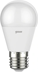 Лампа светодиодная Gauss 105102107-D 7Вт цок.:E27 шар 220B св.свеч.бел.теп. (упак.:1шт)