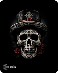 Коврик для мыши Cactus Scull рисунок 250x200x3мм (CS-MP-D05S)