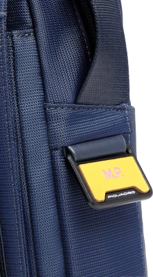 Сумка-мессенджер для ноутбука Piquadro Orion CA6627S136/BLU синий ткань/натур.кожа