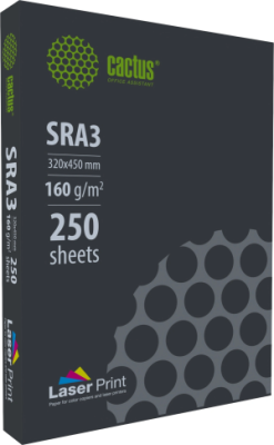 Бумага Cactus CS-LPSRA3160250 SRA3/160г/м2/250л./белый для лазерной печати