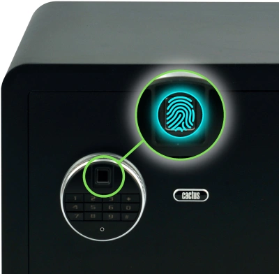 Сейф мебельный Cactus CS-SF-F30 взломостойкий 300x420x350мм электронный/ключевой/биометрический