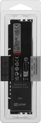 Память DDR5 8GB 6000MHz Kingston KF560C30BB-8 Fury Beast XMP RTL Gaming PC5-48000 CL30 DIMM 288-pin 1.4В kit single rank с радиатором Ret