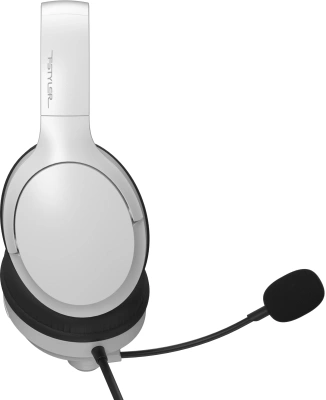 Наушники с микрофоном A4Tech Fstyler FH280U белый 2м мониторные USB оголовье