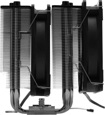 Устройство охлаждения(кулер) ID-Cooling SE-206-XT Soc-AM5/AM4/1200/1700/1851 черный 4-pin 15-35dB Al+Cu 250W 1100gr Ret