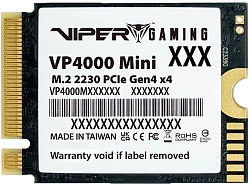 Накопитель SSD Patriot PCIe 4.0 x4 500GB VP4000M500GM23 VP4000 Mini M.2 2230