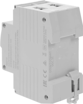 Выключатель автом. дифф. тока IEK MAD22-5-020-C-30 АВДТ 32 20A тип C 6kA 30мА A 1П+Н 230В 2мод белый (упак.:1шт)