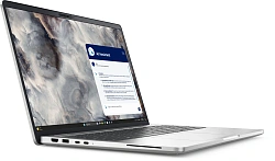 Ноутбук Dell Pro 16 Plus Core Ultra 5 235U 16Gb SSD512Gb Intel Graphics 16" IPS FHD+ (1920x1200) Linux grey WiFi BT Cam (PRO14PL-5658)