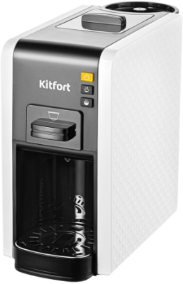 Кофеварка рожковая Kitfort КТ-7467 1100Вт белый/черный