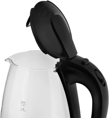 Чайник электрический Vitek VT-1122 1.7л. 2200Вт прозрачный корпус: стекло/пластик