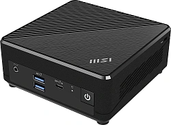 Неттоп MSI Cubi N ADL-037XRU N100 (0.8) 8Gb SSD256Gb UHDG без ОС 2xGbitEth WiFi BT 65W черный (9S6-B0A911-200)