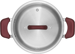 Кастрюля Rondell Bojole RDS-737 5.6л. d=24см (с крышкой) стальной