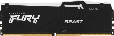 Память DDR5 32GB 5200MHz Kingston KF552C36BBEA-32 Fury Beast Expo RGB RTL Gaming PC5-41600 CL36 DIMM 288-pin 1.25В kit dual rank с радиатором Ret
