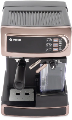 Кофеварка рожковая Vitek VT-1517 GD 1238Вт золотистый