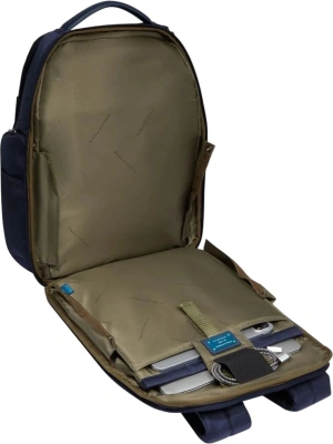 Рюкзак мужской Piquadro Brief2 CA5477BR2/BLU синий ткань/натур.кожа