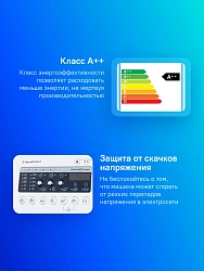 Стиральная машина Атлант 60С1010-00 класс: A++ загр.фронтальная макс.:6кг белый